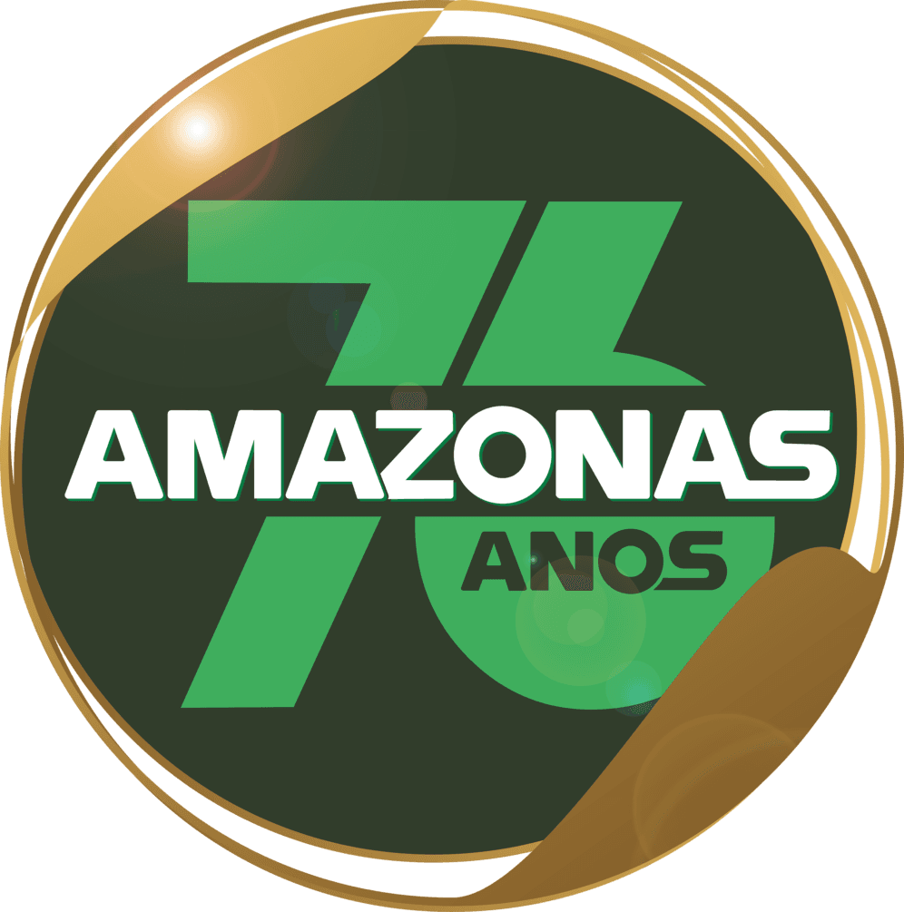 Sello oficial de 76 años de Amazonas